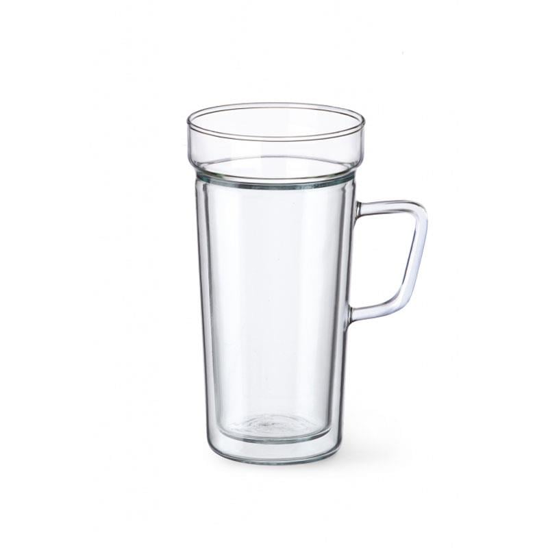 Simax 2302 2'li Cam Kupa Kulplu Dual 0,40 L - Simax