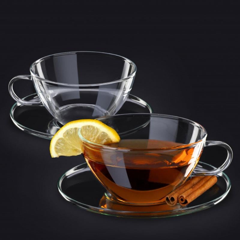 Simax 2562 2'li Cam Çay Fincanı 0,30 Lt - Simax