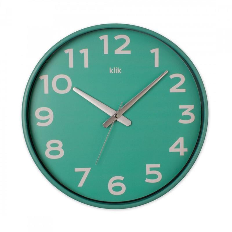 simplex-joy-yesil-duvar-saati-modern-tasarim