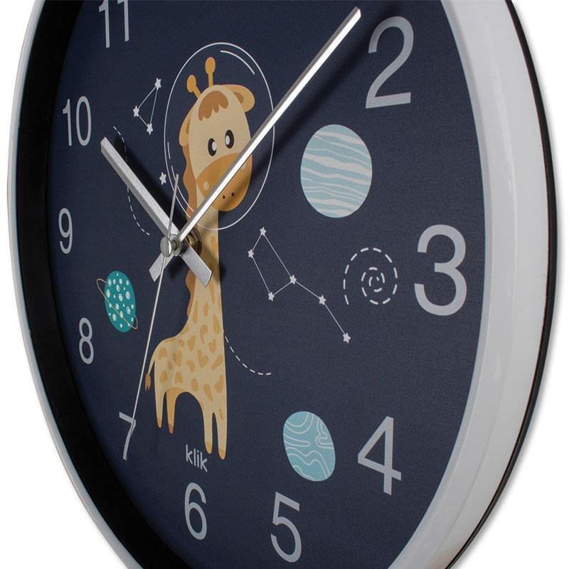Slim Zürafa Çocuk Duvar Saati - Regal