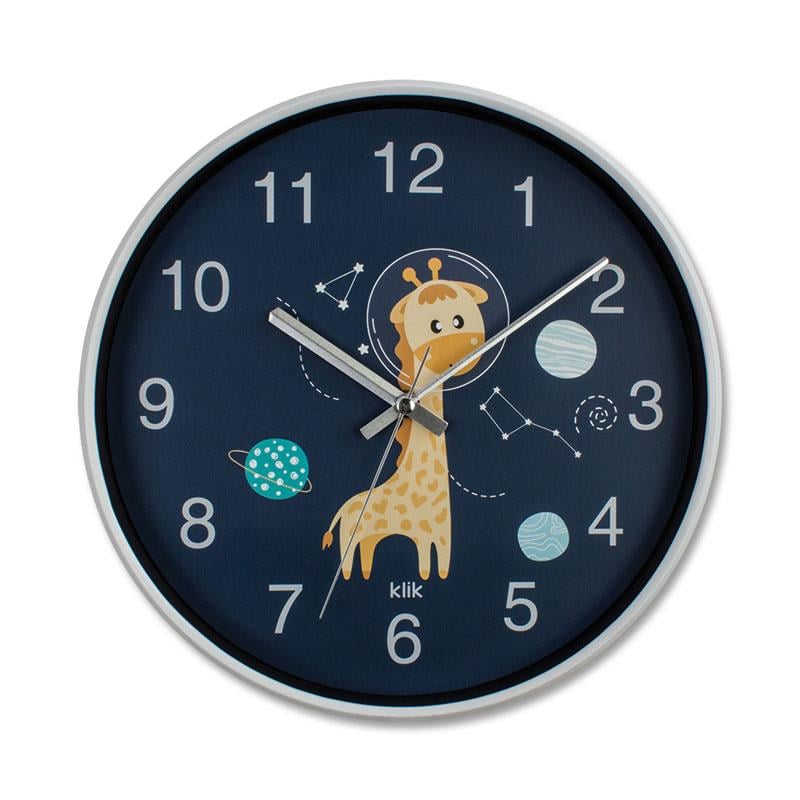 Slim Zürafa Çocuk Duvar Saati - Regal