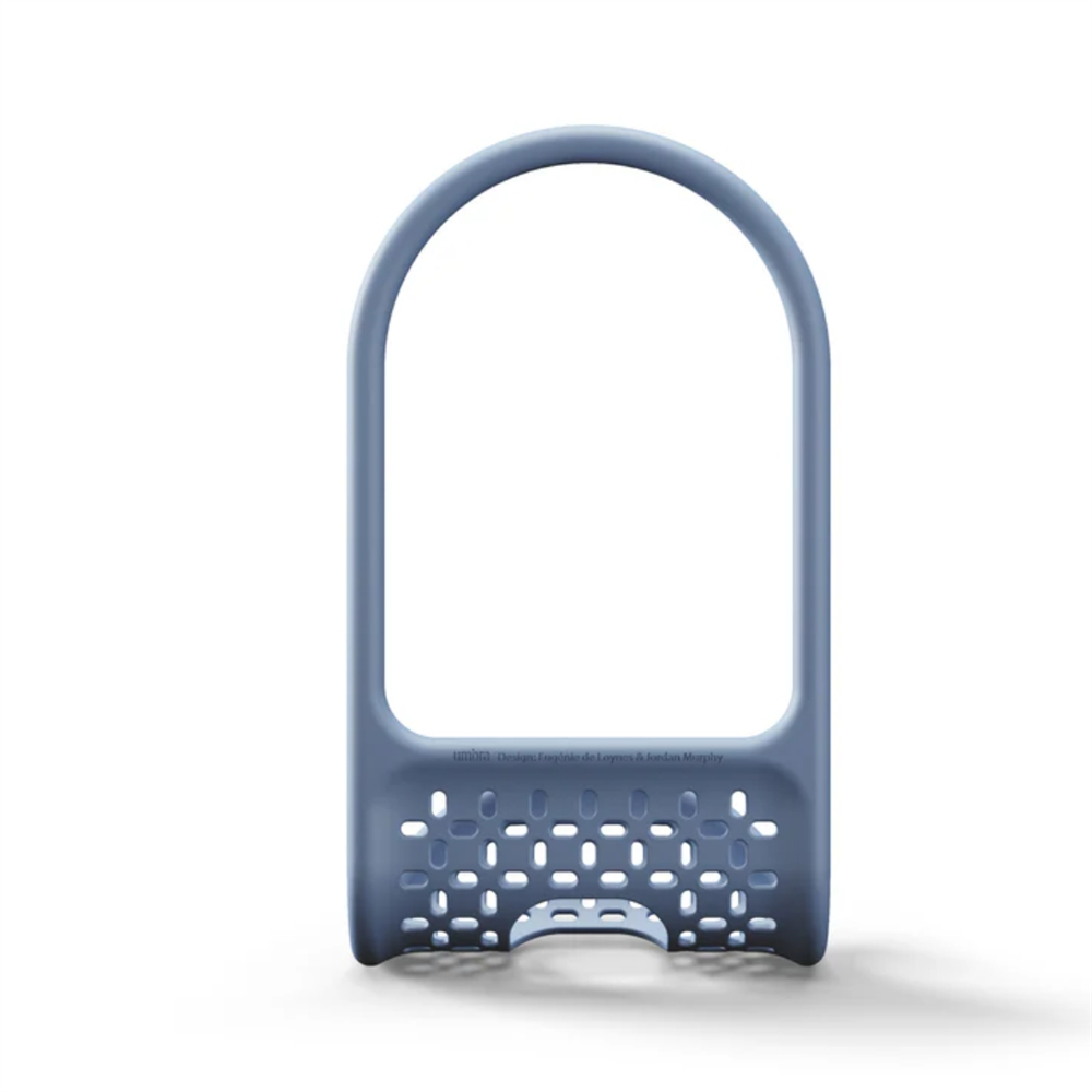 Sling Esnek Lavabo Taşıyıcısı Gri Mavi 26 x 11 x 0,8 cm - Umbra