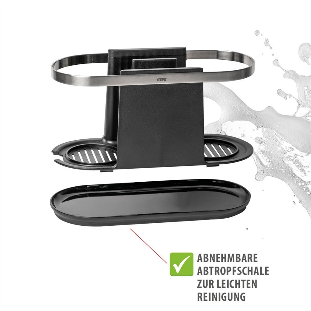 Smartlıne Lavabo Düzenleyici Paslanmaz Çelik/Plastik 24x10x13 cm - Gefu