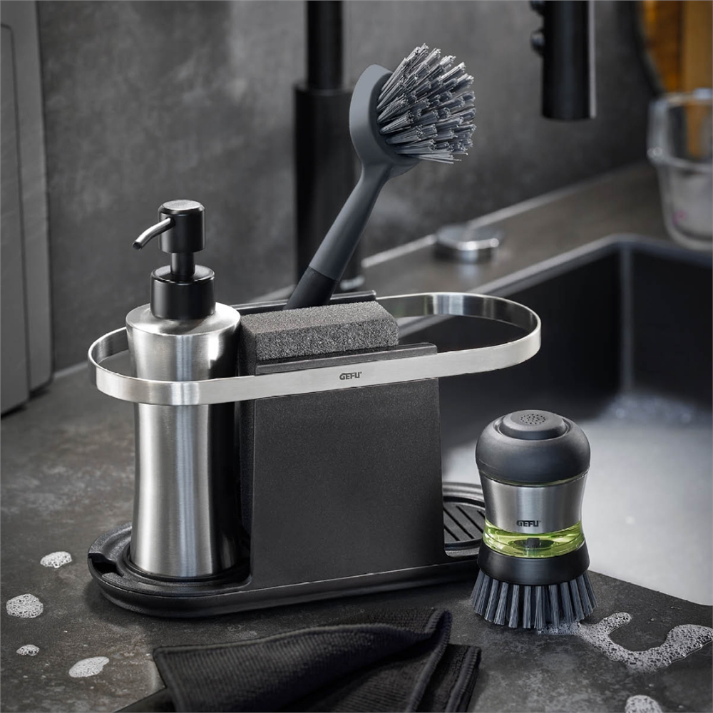 Smartlıne Lavabo Düzenleyici Paslanmaz Çelik/Plastik 24x10x13 cm - Gefu