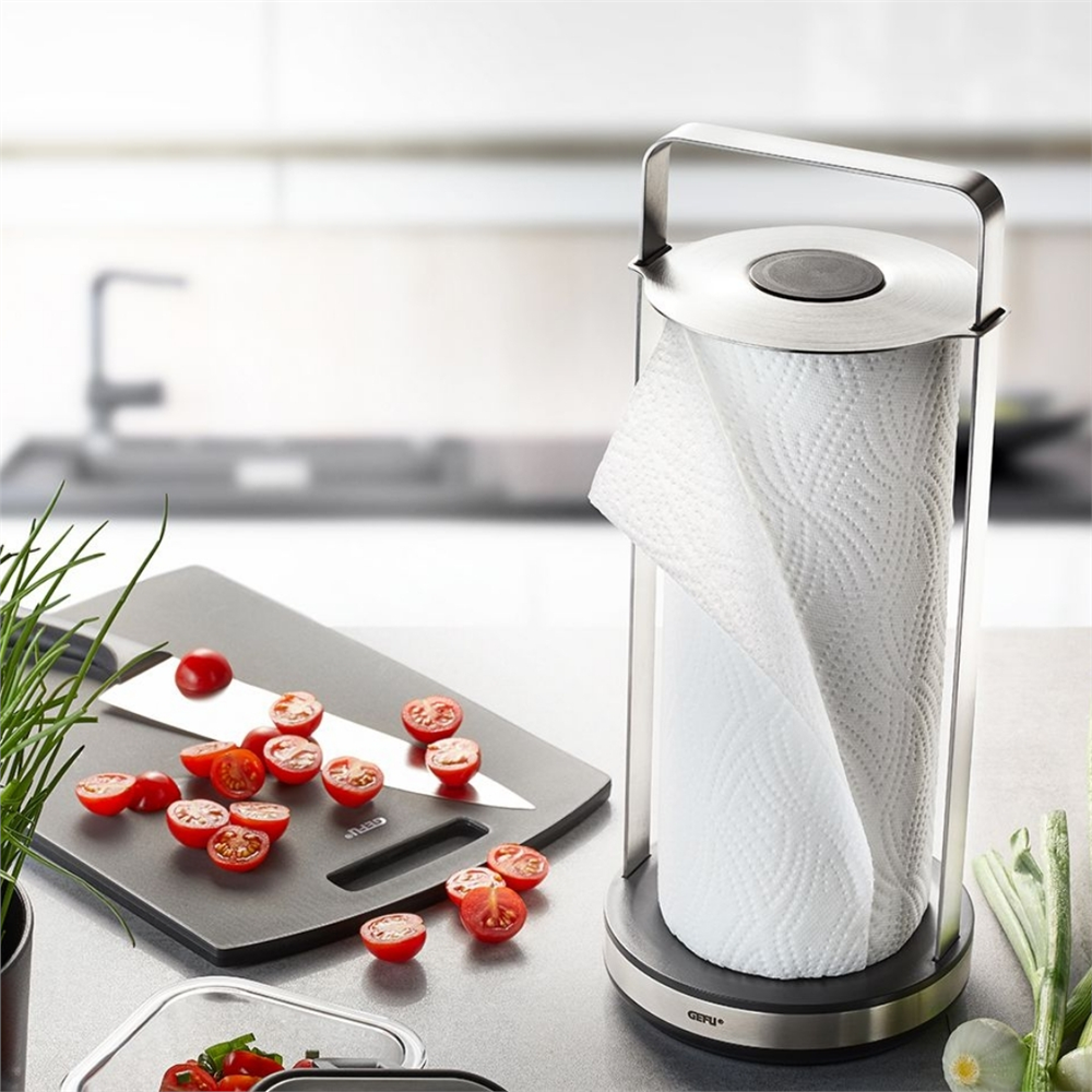 Smartlıne Mutfak Rulo Tutucusu Çap:12,5 cm Paslanmaz Çelik/Plastik - Gefu