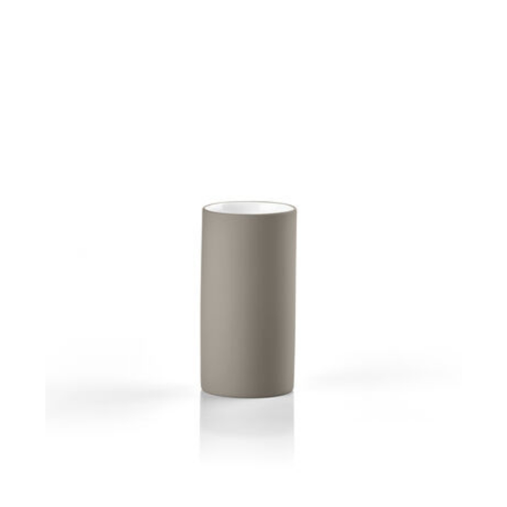 Solo Diş Fırçası Kupası Taupe 12,2 cm - Çap:6 cm - Zone Denmark