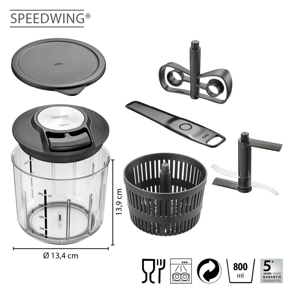 Speedwıng Çoklu Kıyıcı 800 Ml - Gefu