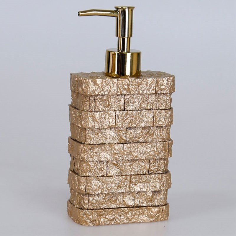 Stone 5 Parça Banyo Seti Altın - Selim