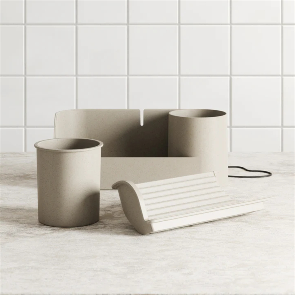 Stream Dere Su Çeşmesi Kum Rengi 32 x 11 x 14 cm - Umbra