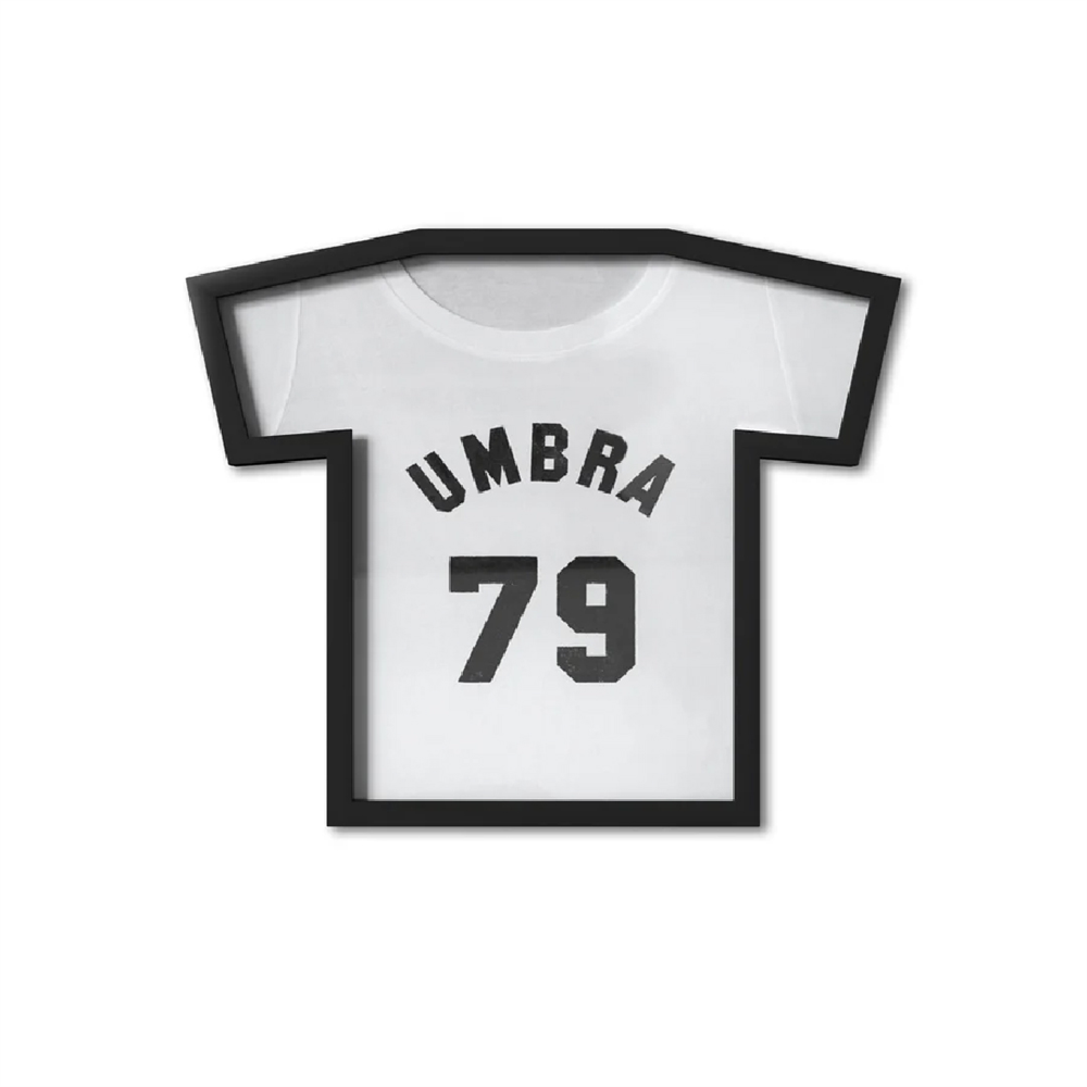 T-Frame Tişört Duvar Çerçevesi Siyah Renk Küçük Boy 55 x 3 x 50 cm - Umbra