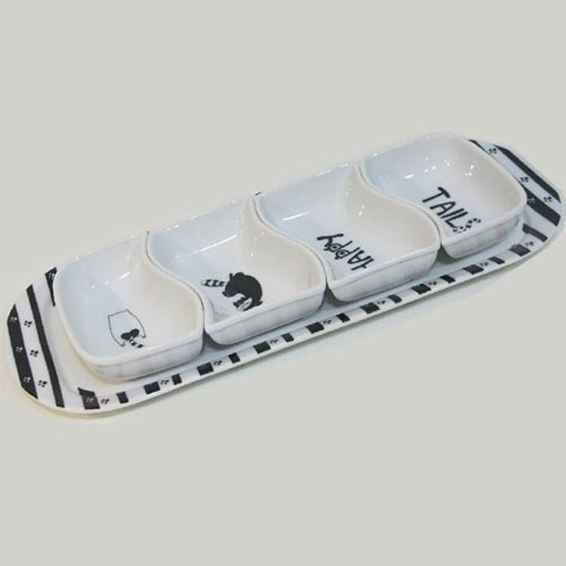 Tepsili 4lü Kahvaltılık Happy Cats