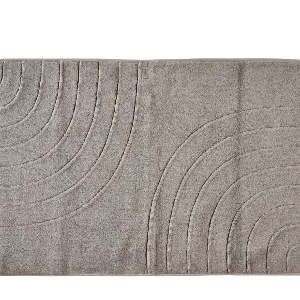 Time Banyo Paspası Beton Rengi %100 Pamuk 50x80 cm - Zone Denmark