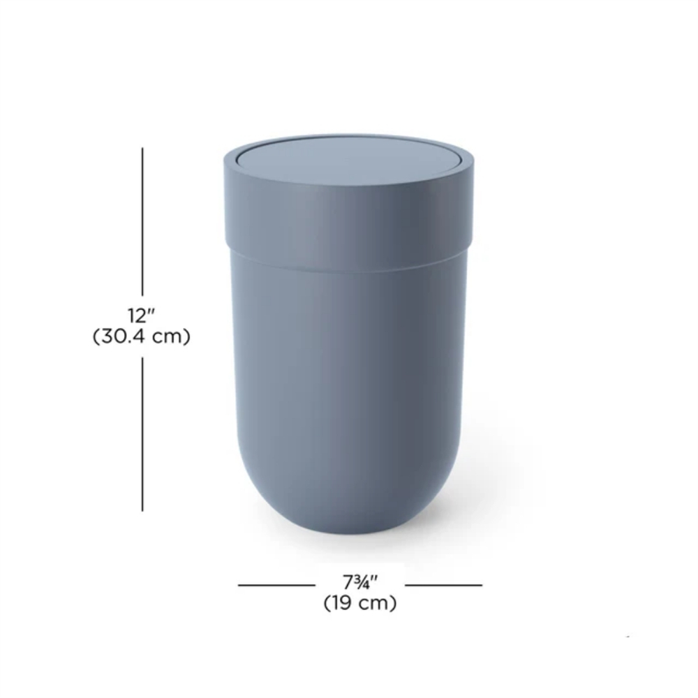 Touch Can Çöp Kutusu Gri Mavi 6 L - Umbra