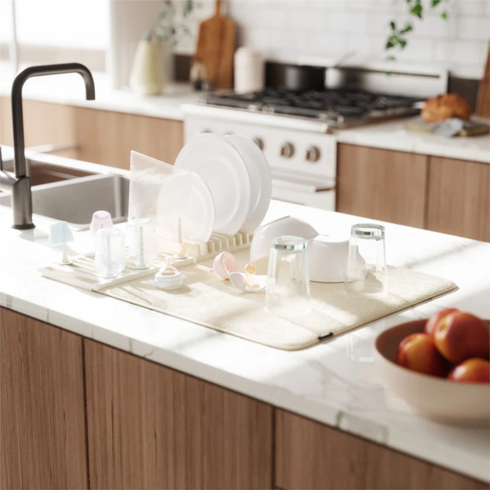 Udry Krem Rengi Bulaşık Kurutmalık 47 x 17 x 9 cm - Umbra