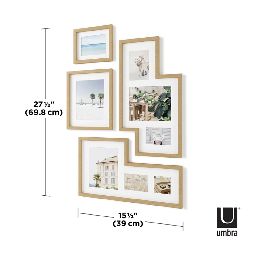 Umbra Mingle Gallery Resim Çerçevesi Seti Doğal Renk - Umbra