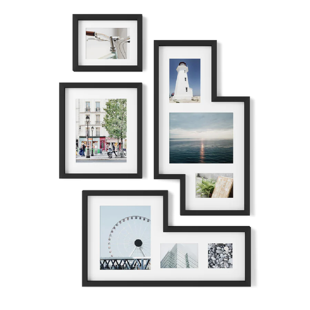 Umbra Mingle Gallery Resim Çerçevesi Seti Siyah Renk - Umbra