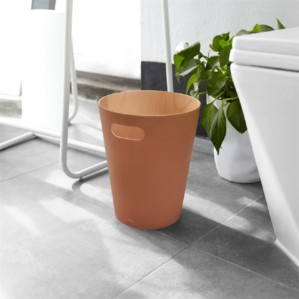 Umbra Woodrow Çöp Kovası 2 Galon (7,5 L) Kapasiteli Sierra - Umbra