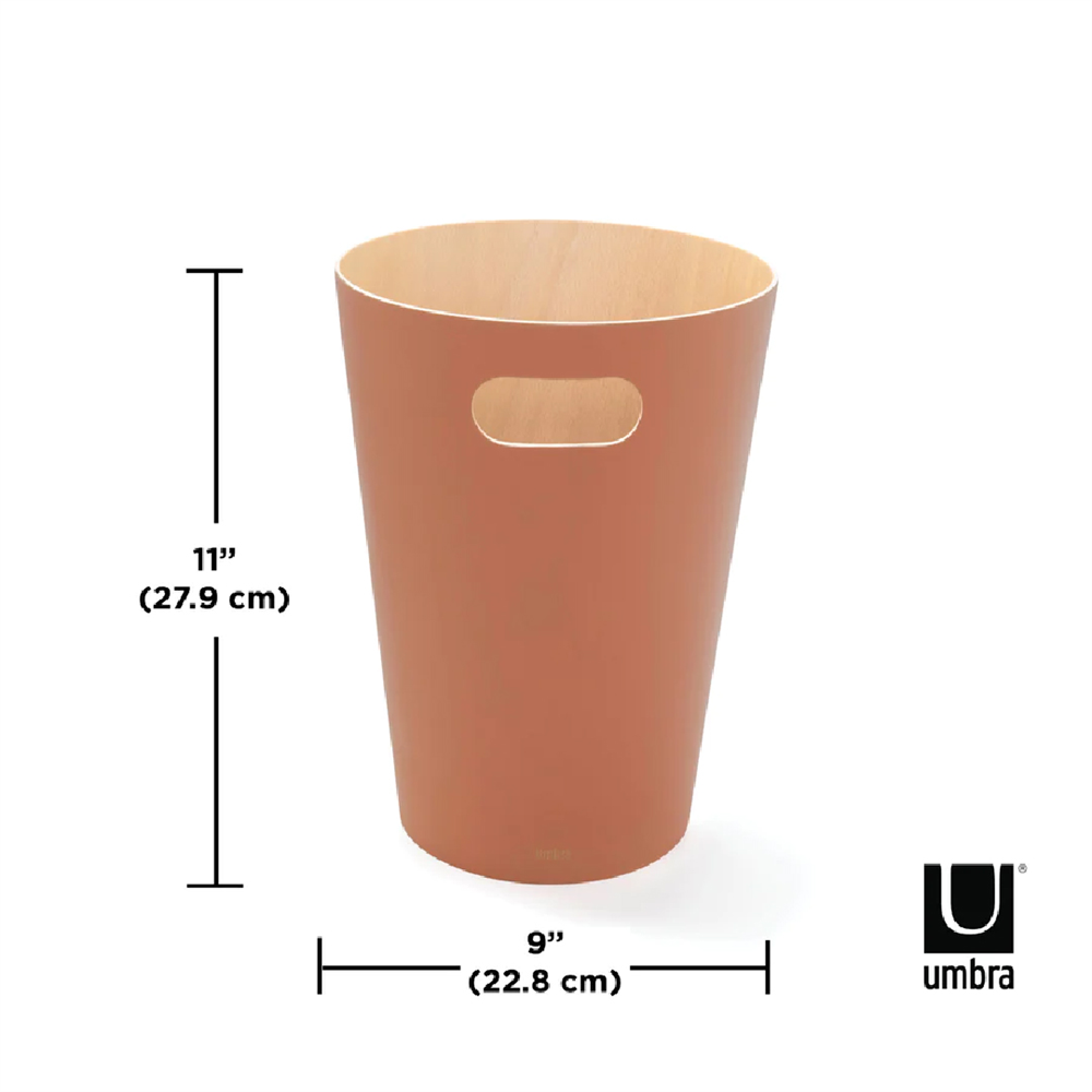 Umbra Woodrow Çöp Kovası 2 Galon (7,5 L) Kapasiteli Sierra - Umbra