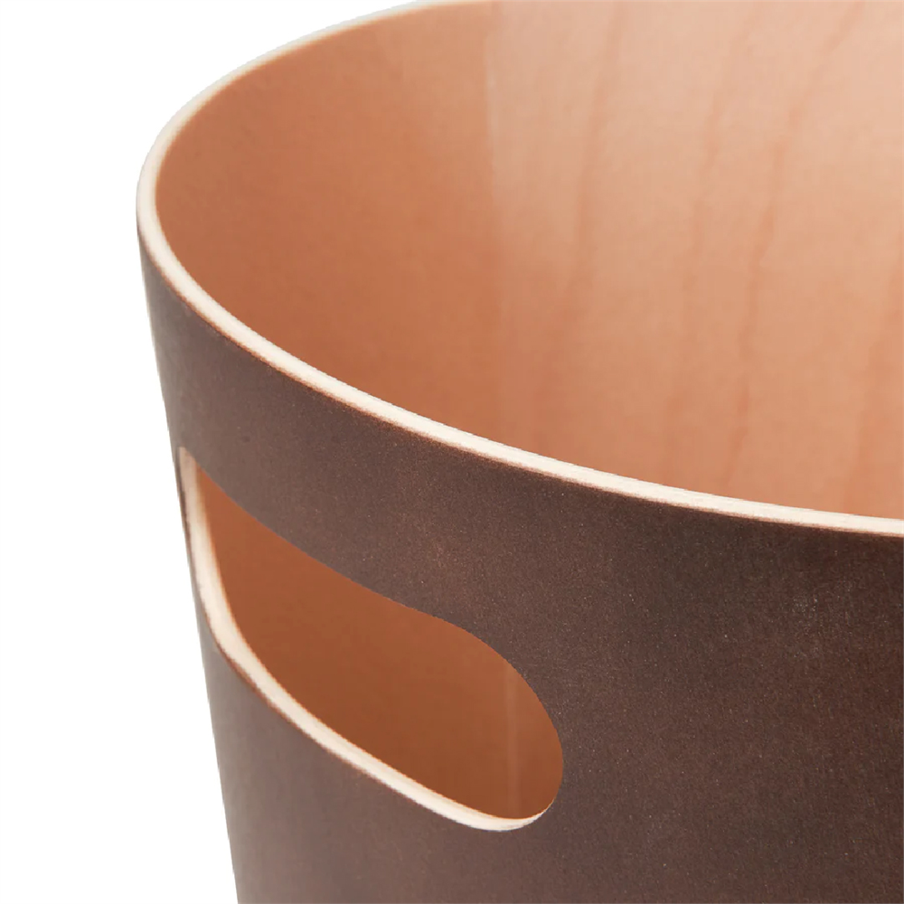 Umbra Woodrow Çöp Kovası 2 Galon (7,5 L) Kapasiteli Kahverengi - Umbra