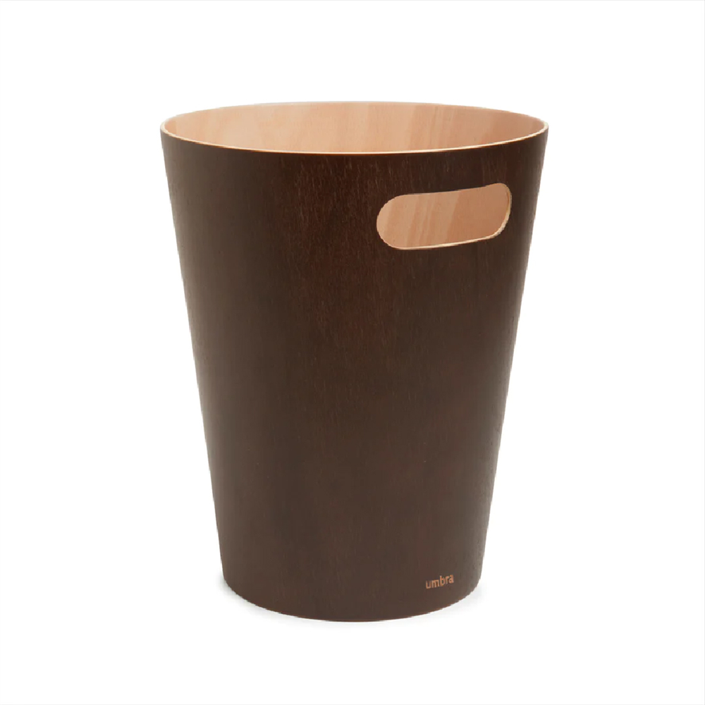 Umbra Woodrow Çöp Kovası 2 Galon (7,5 L) Kapasiteli Kahverengi - Umbra