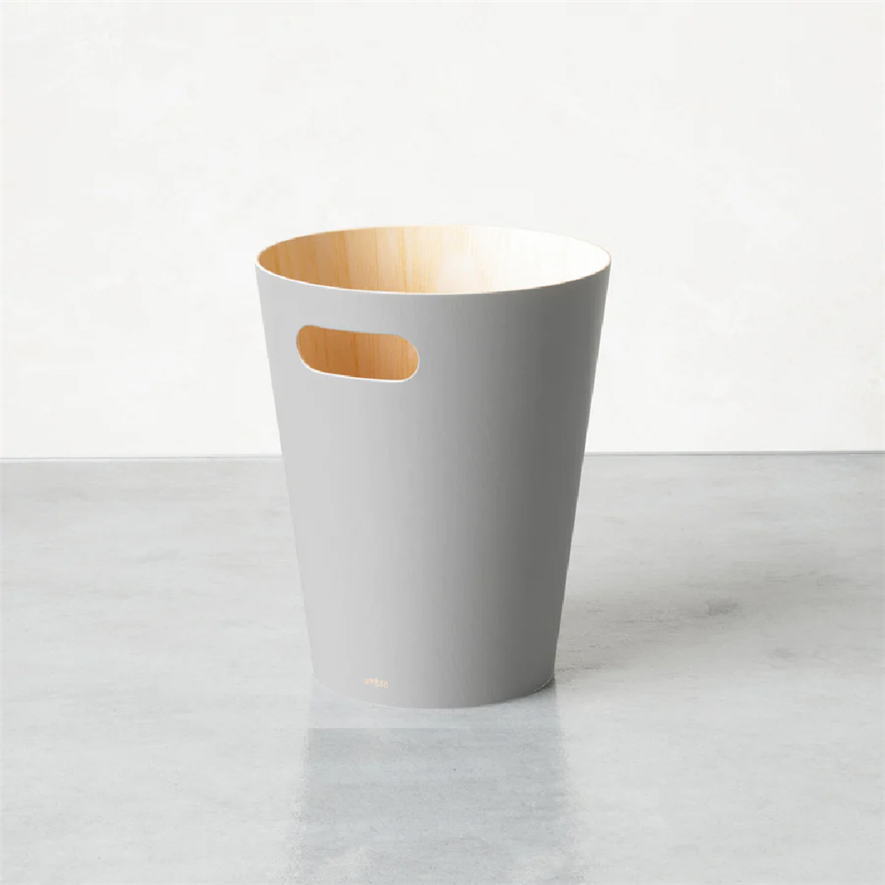 Umbra Woodrow Çöp Kovası 2 Galon (7,5 L) Kapasiteli Gri Renk - Umbra