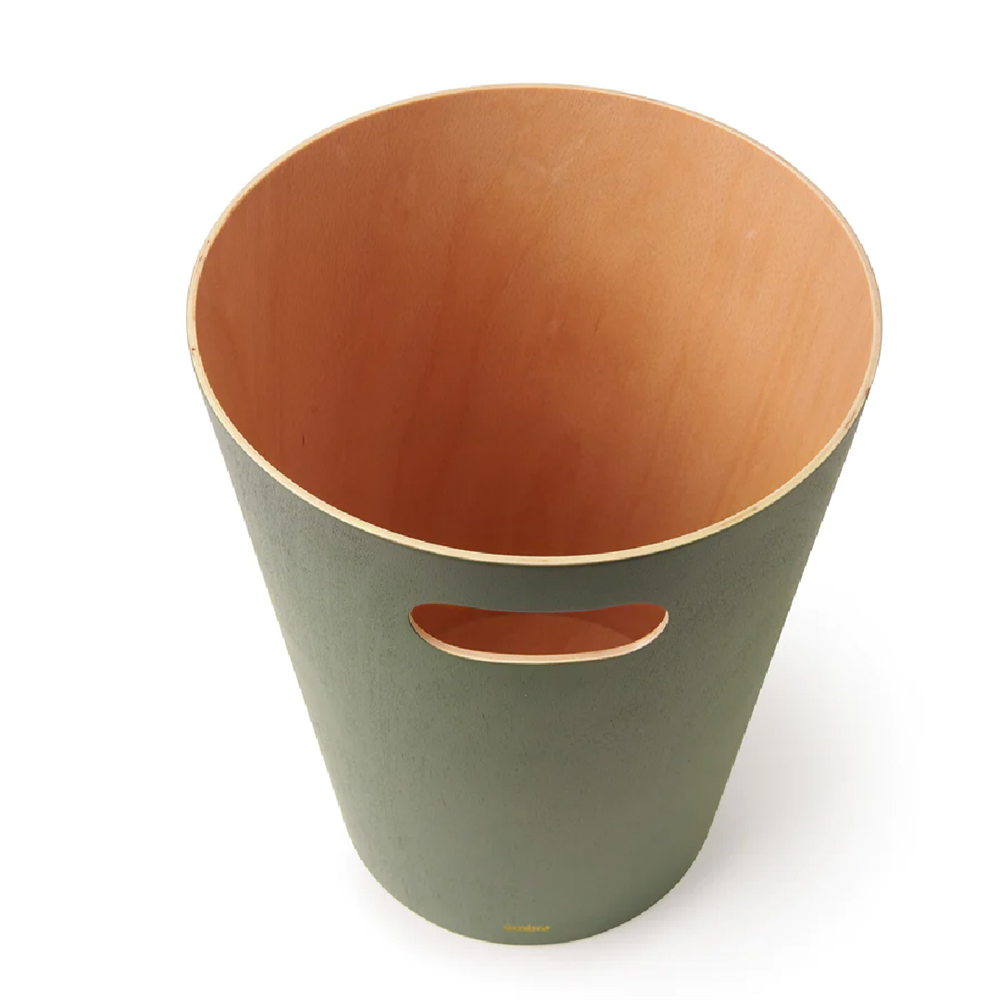 Umbra Woodrow Çöp Kovası 2 Galon (7,5 L) Kapasiteli Yeşil - Umbra