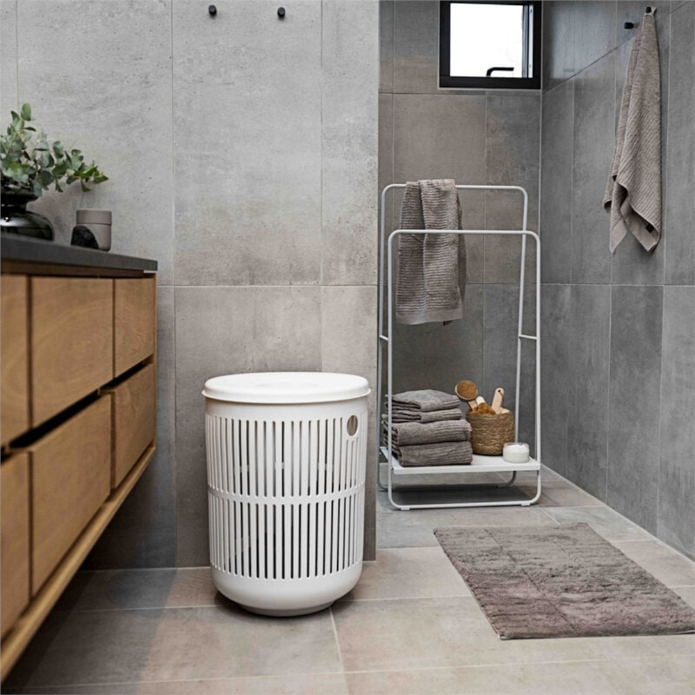 Ume Çamaşır Sepeti 60 L Beyaz - Çap: 40 cm - Zone Denmark