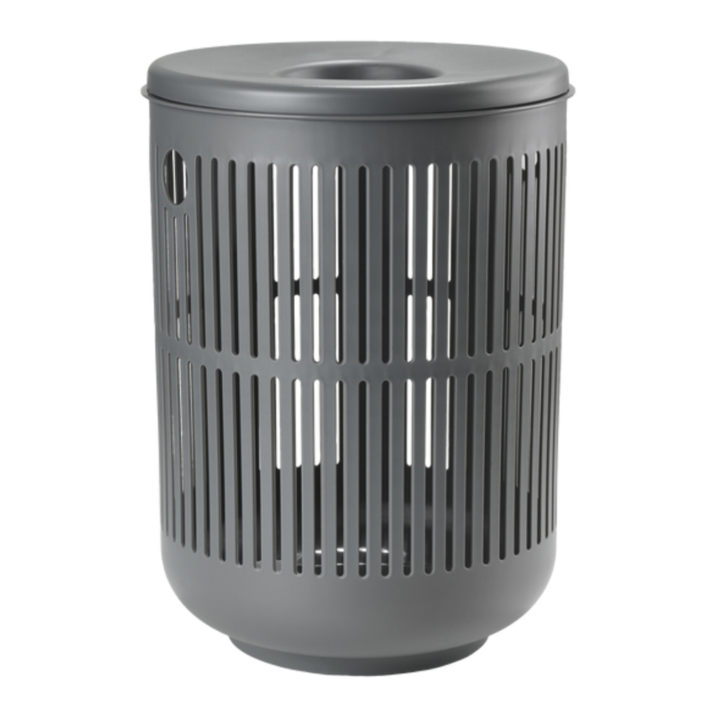 Ume Çamaşır Sepeti 60 L Gri - Çap: 40 cm - Zone Denmark