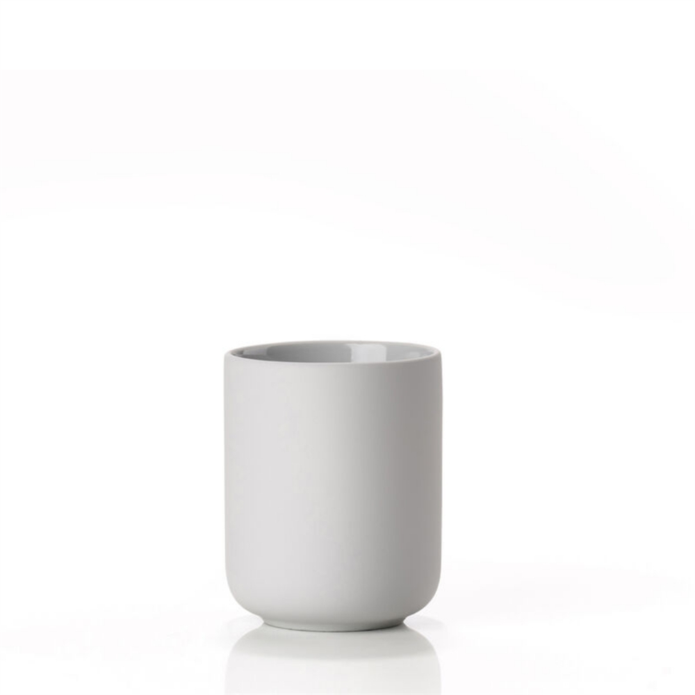 Ume Diş Fırçası Kupası Soft Gri 10,3 cm - Çap:8,3 cm - Zone Denmark