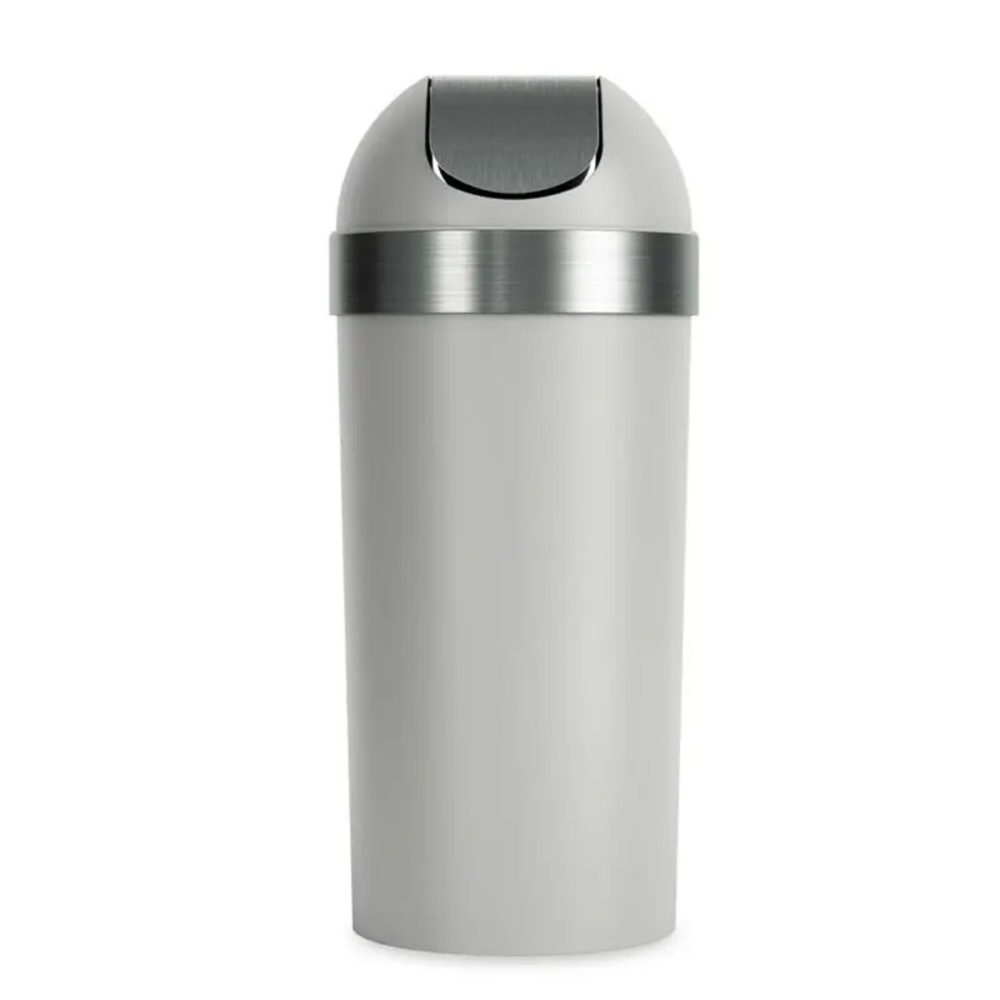 Venti Can Çöp Kovası Gri/Nikel Mat 62 Lt - Umbra