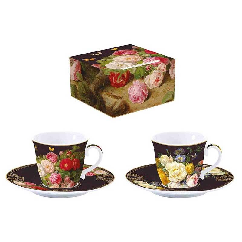 Victorian Garden 2 li Kahve Fincanı - Mondecor