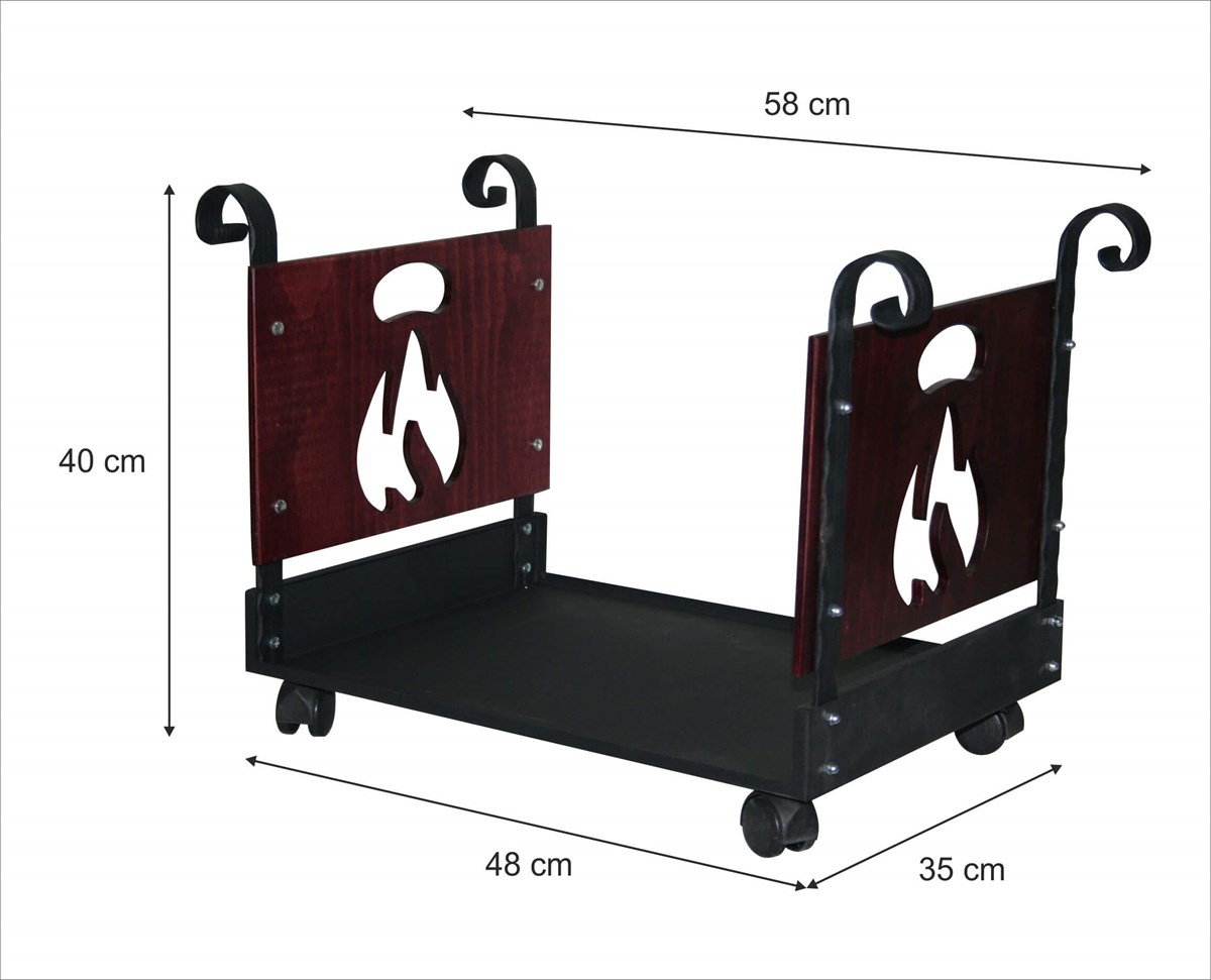 Ahşap Şömine Odunluk