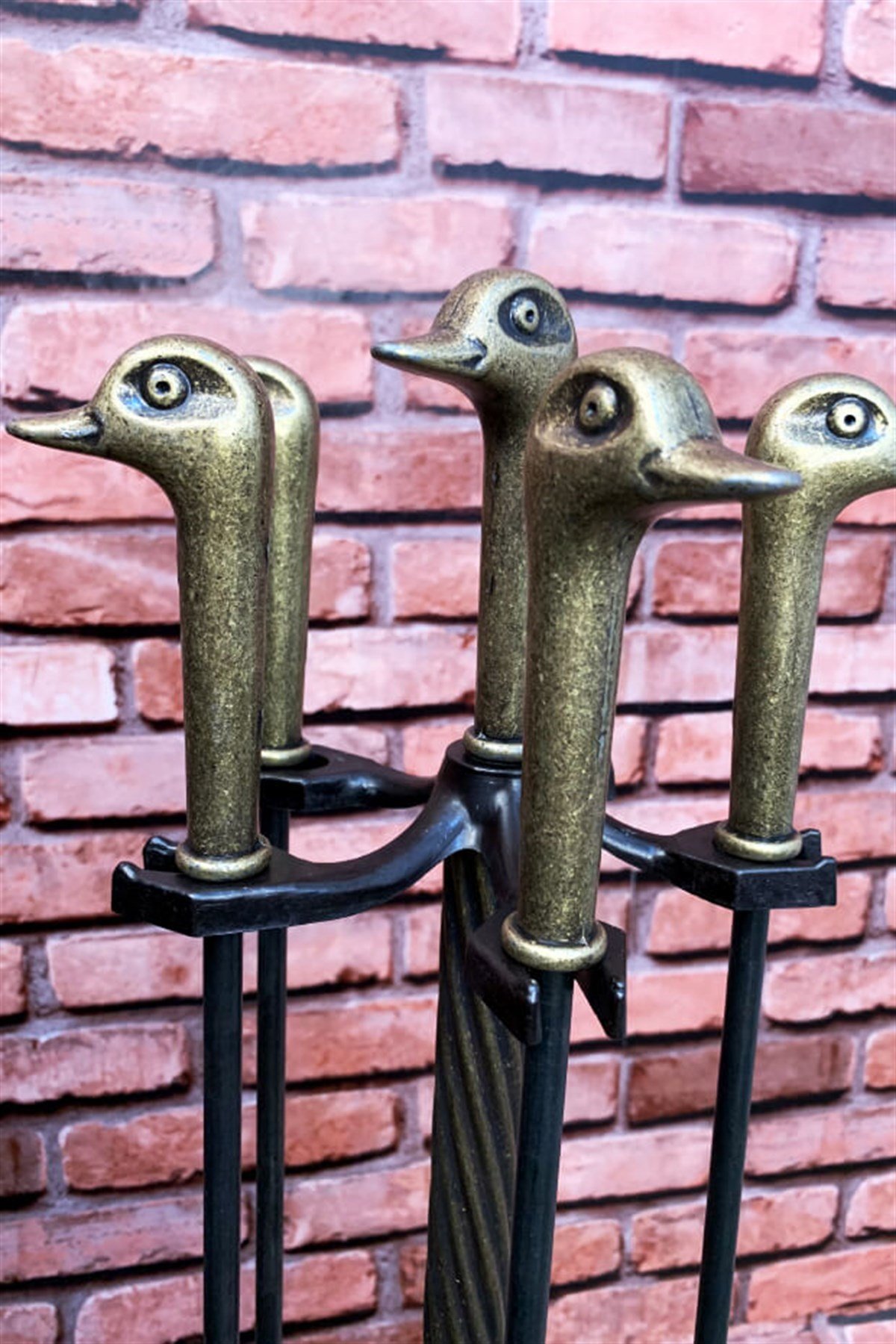 Maşa TakımıÖrdek Başlı Şömine Maşa Takımı