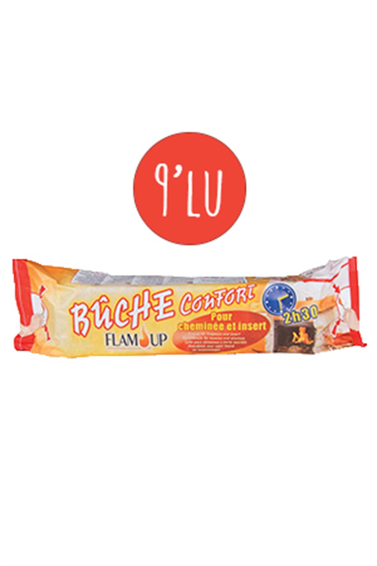 OdunFlam Up Şömine Odunu Lux 9'lu