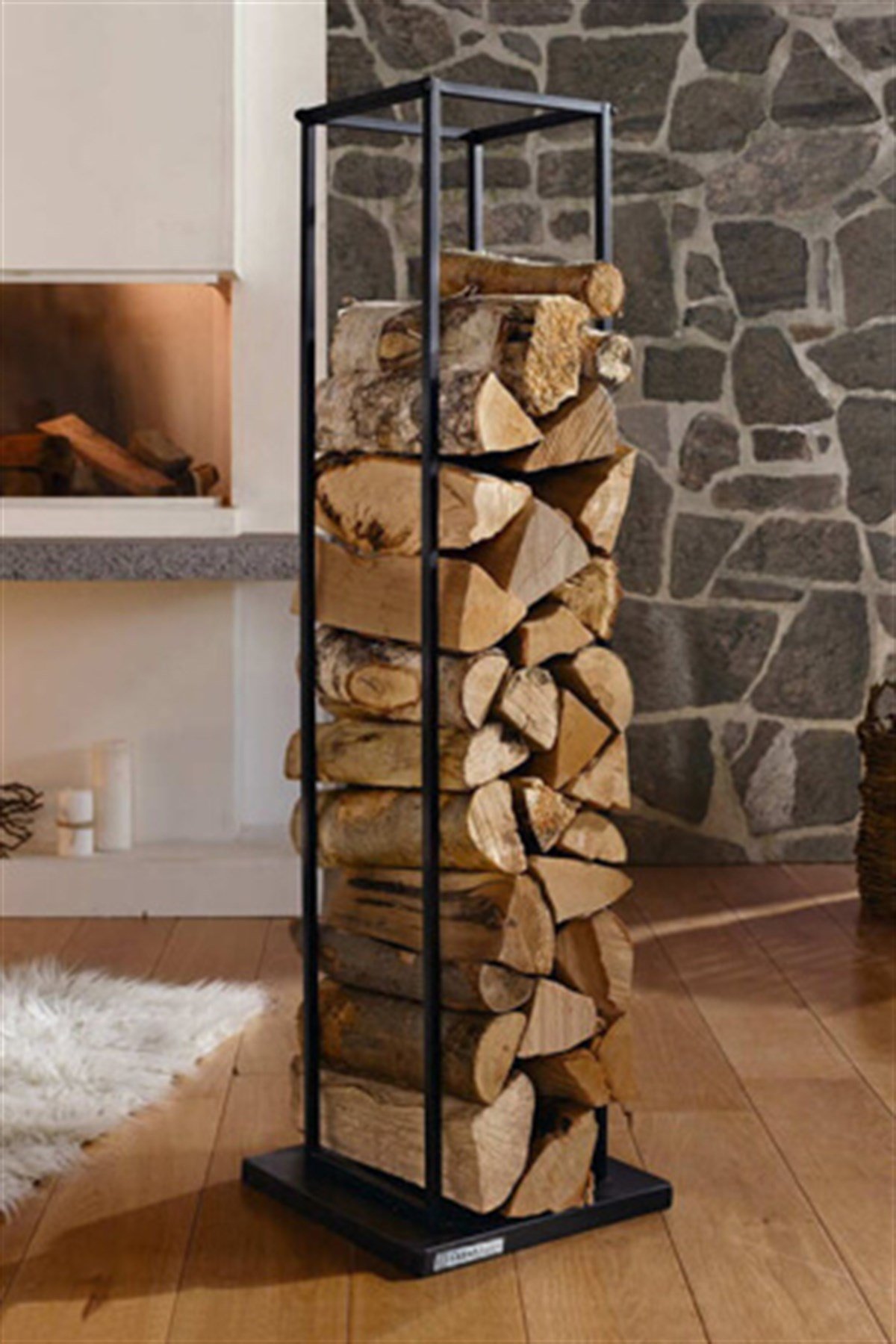 Raf Şömine Odunluğu - XL