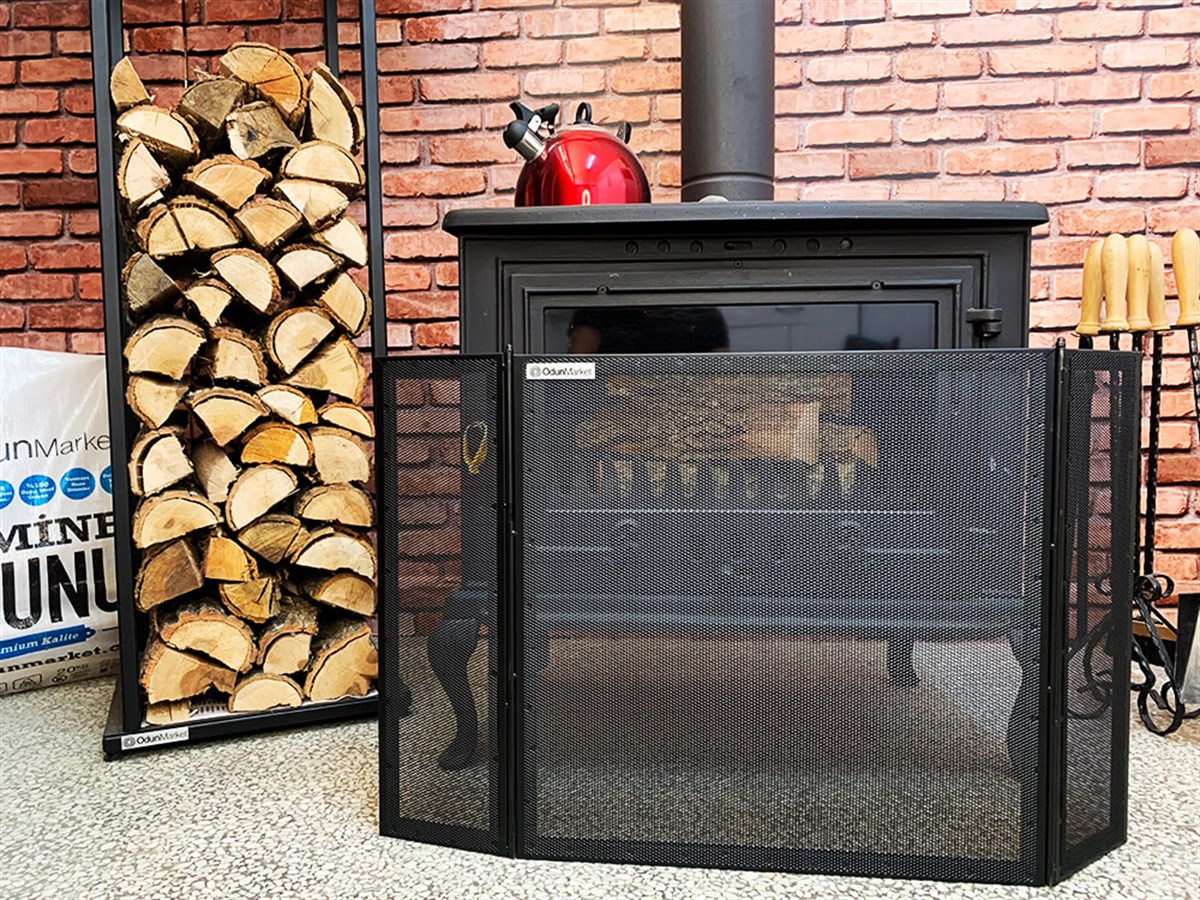 SiperlikKlasik Kanatlı Şömine Siperlik