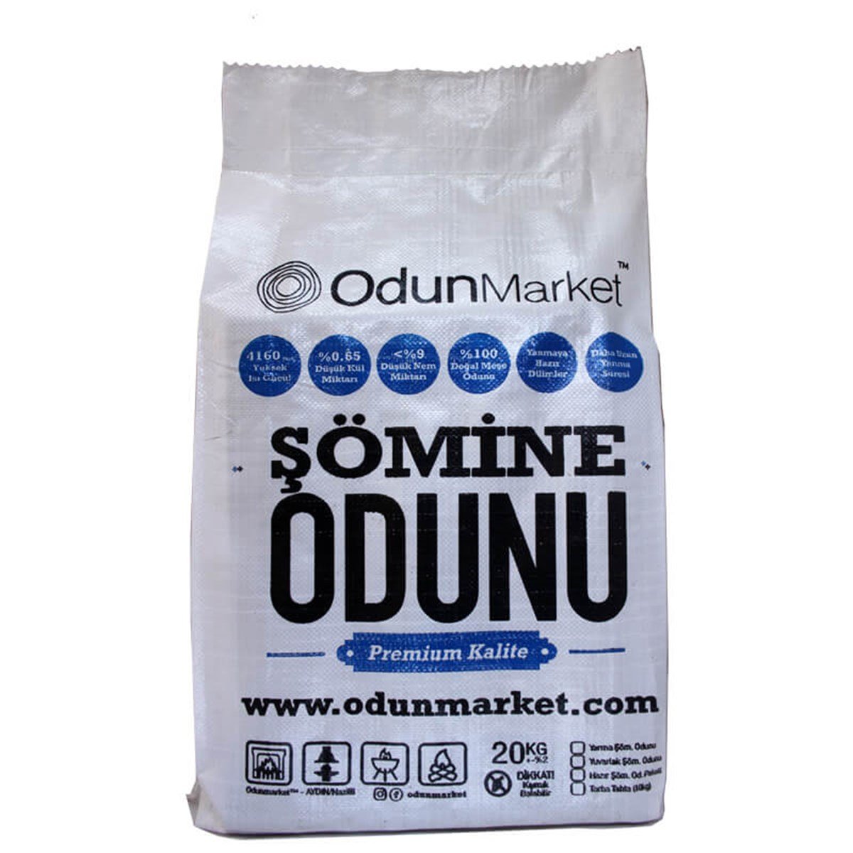 Yuvarlak Şömine Odunu