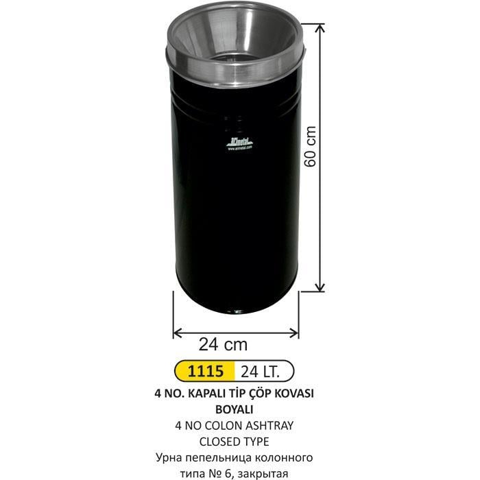 24 LT NO:4 KAPALI TİP BOYALI KOLON KÜLLÜK