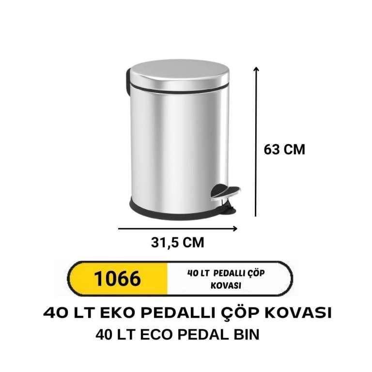 30 LİTRE EKO PEDALLI ÇÖP KOVASI 