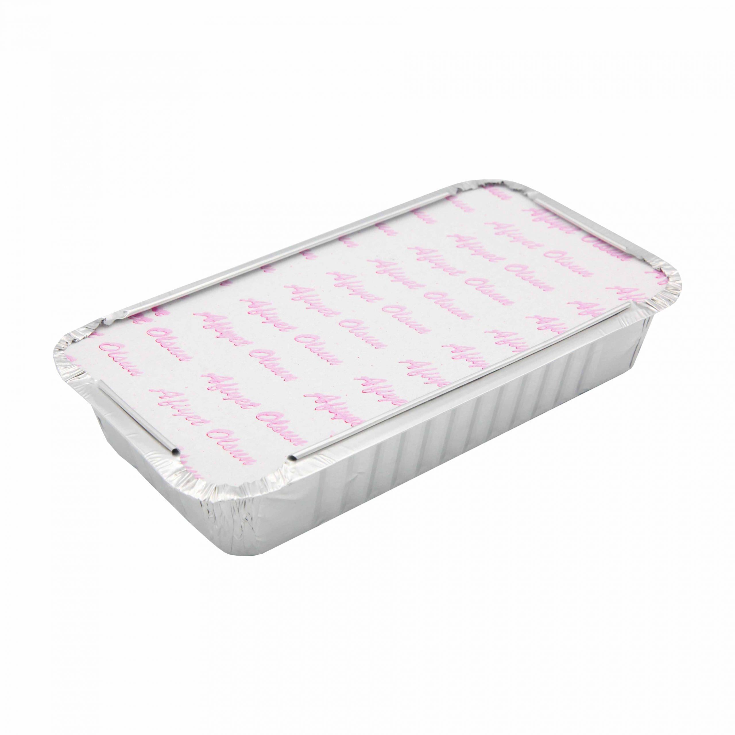 Alüminyum Kase 500 gr Dikdörtgen – 100'lü Paket