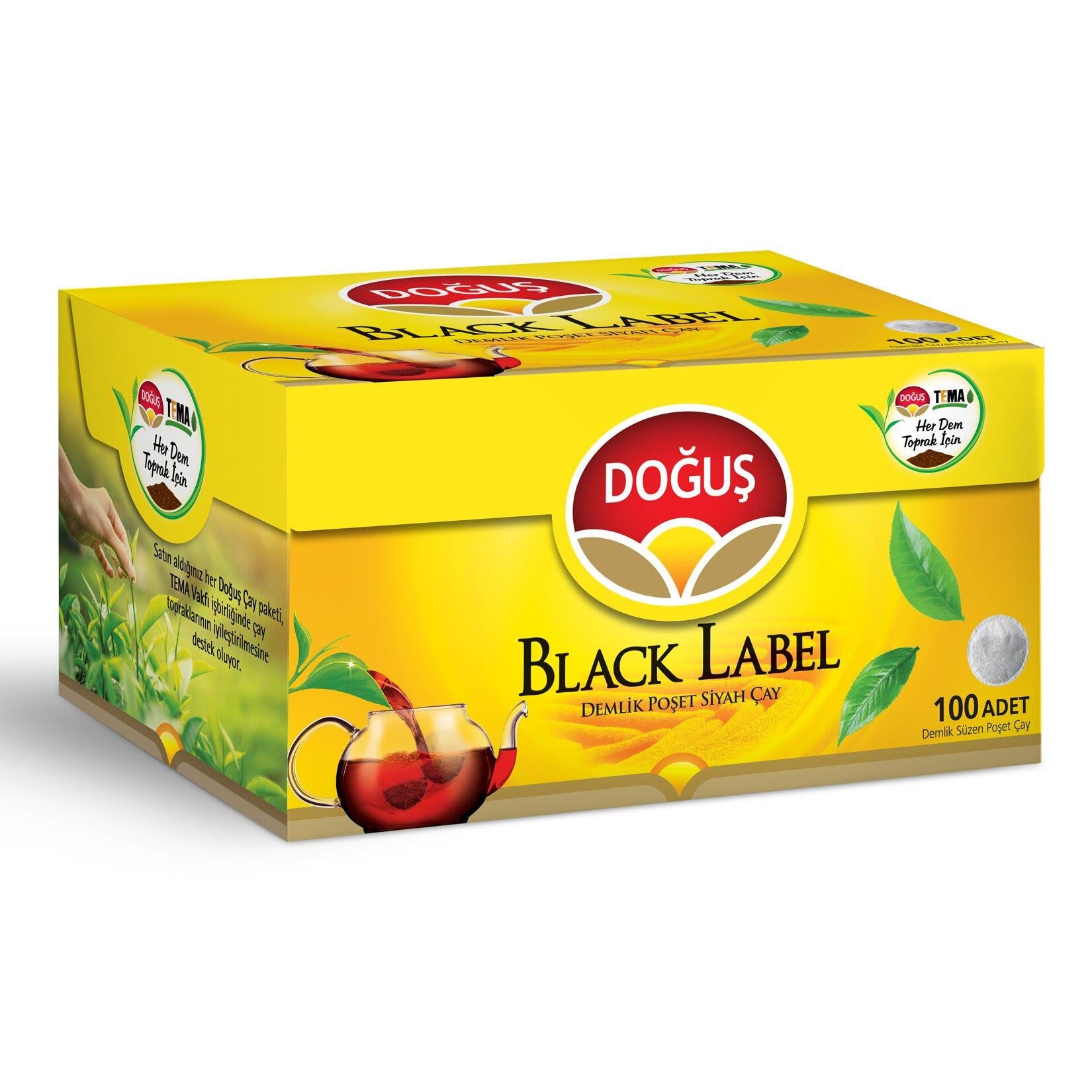 Doğuş Black Label Demlik Poşet Çay 100'lü