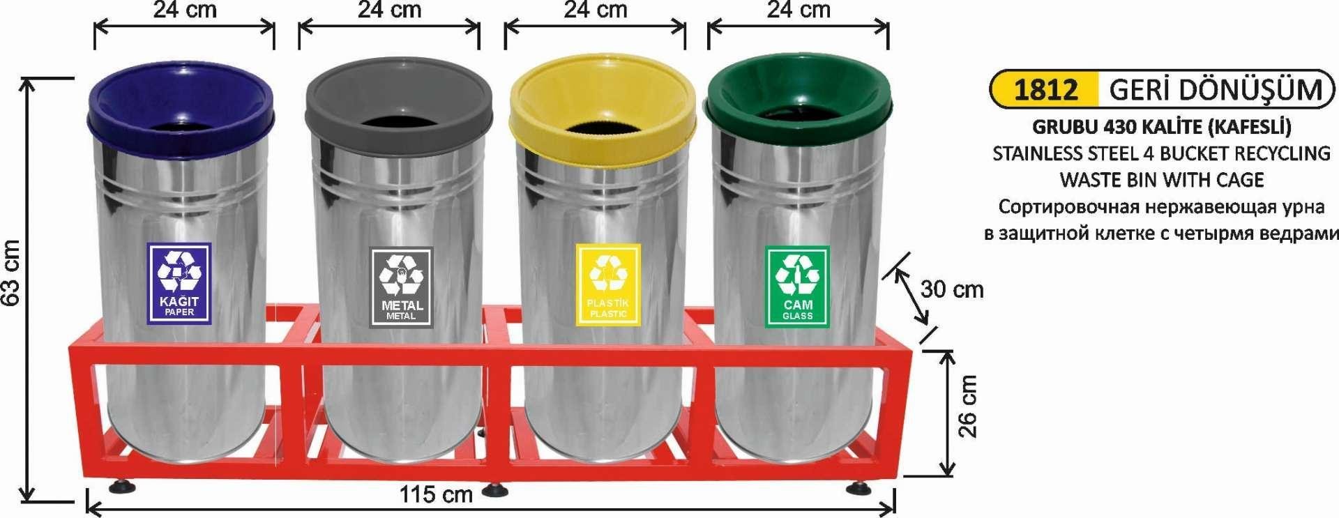 DÖRTLÜ GERİ PASLANMAZ DÖNÜŞÜM SETİ 