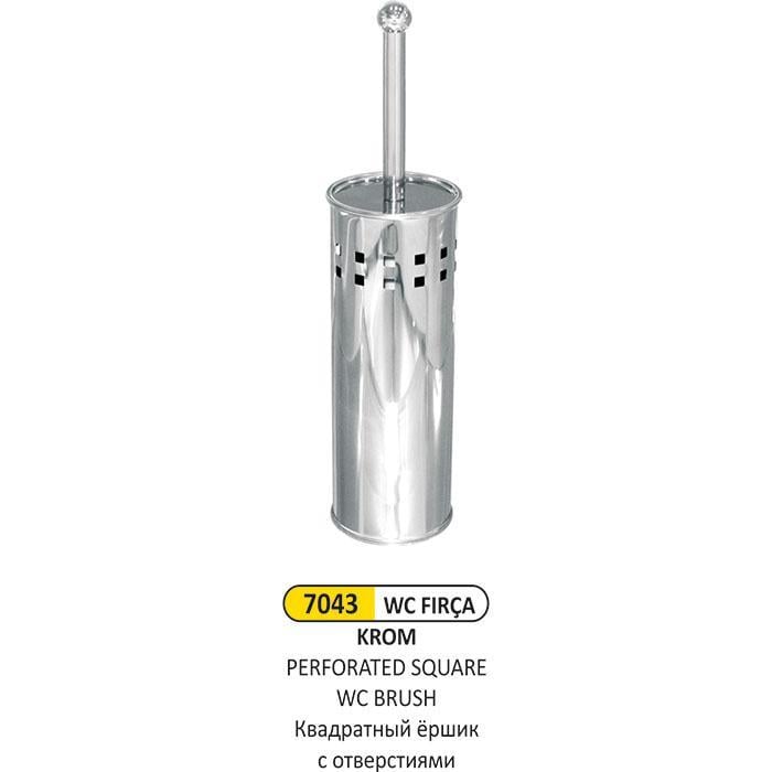 KROM DELİKLİ WC FIRÇASI