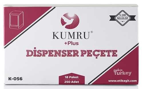 KUMRU DİSPENSER PEÇETE (250'li 18'li Paket)