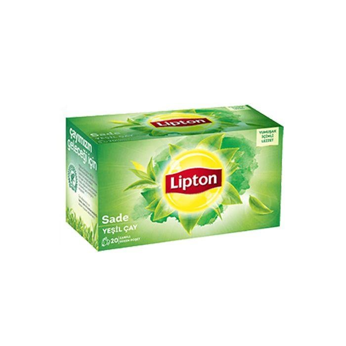 Lipton Sade Yeşil Bardak Poşet Çay 20'li