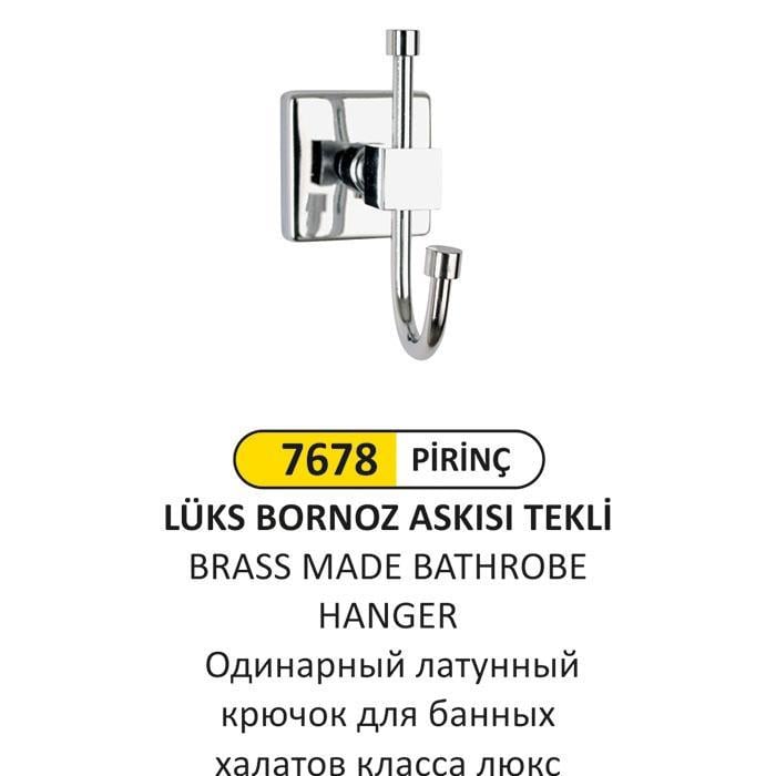 LÜKS TEKLİ BORNOZ ASKISI