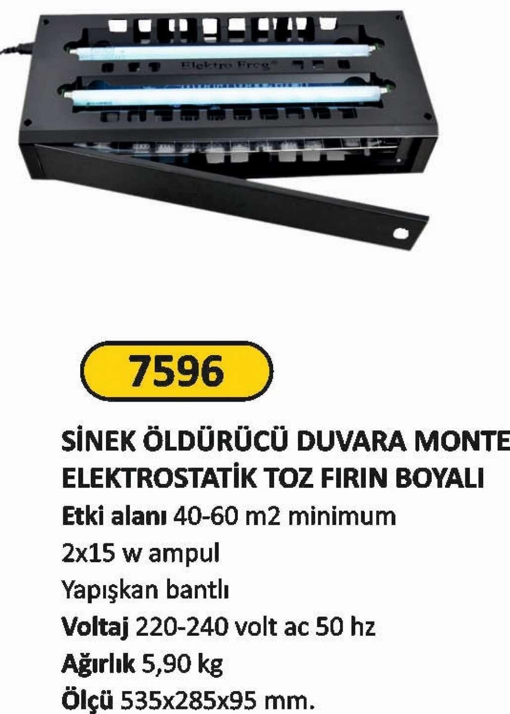 SİNEK ÖLDÜRÜCÜ DUVARA MONTE BOYALI