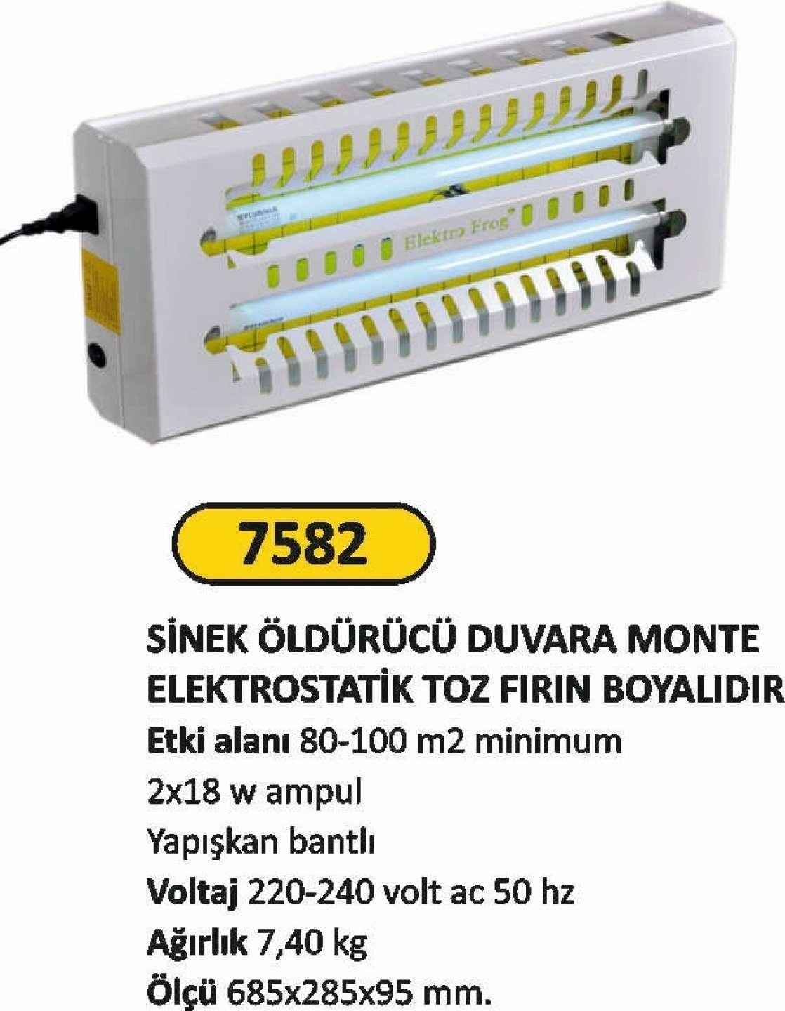 SİNEK ÖLDÜRÜCÜ DUVARA MONTE BOYALI