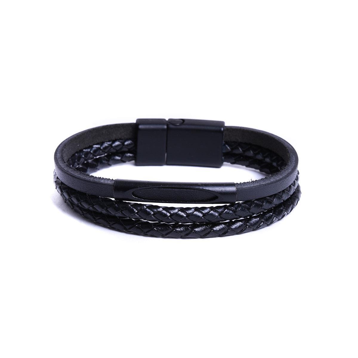 BileklikJDBM1901 JANTİ BİLEKLİK HAKİKİ DERİ MIKNATISLIJanti