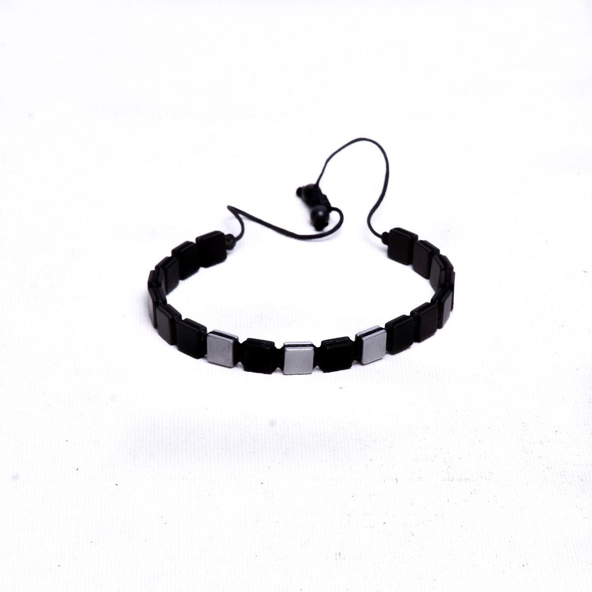 BileklikJDTI1915 JANTİ BİLEKLİK HEMATİT MAKROME İPJanti